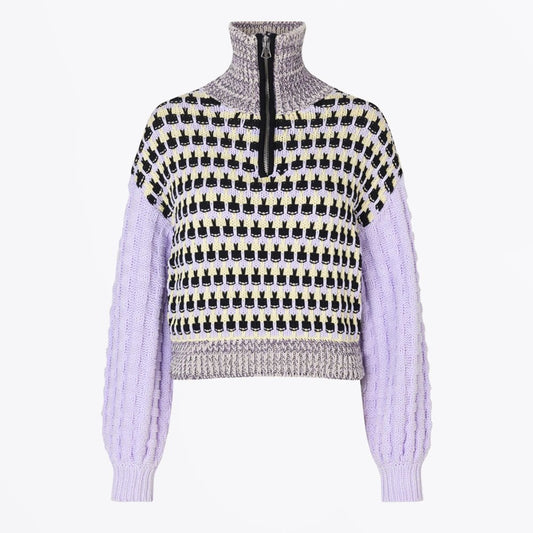 Julie - Chunky Knit Sweater - Lilac