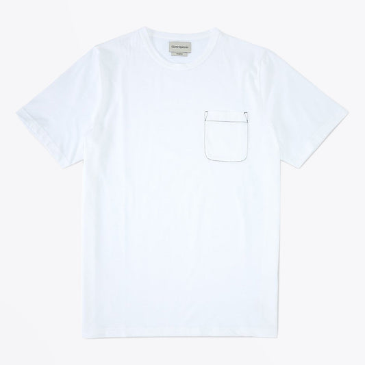 - Oli's - Organic Cotton Pocket T-Shirt - White