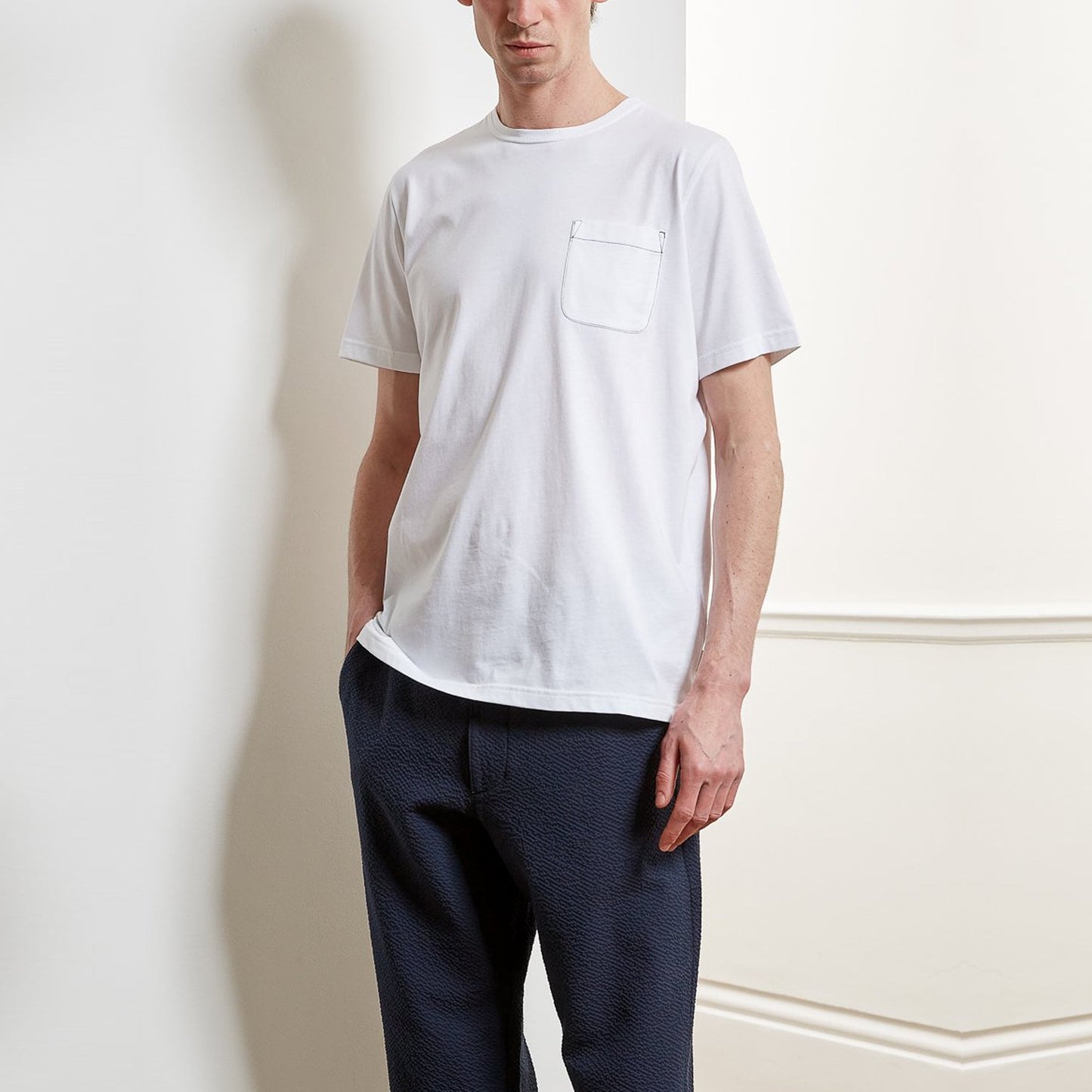 - Oli's - Organic Cotton Pocket T-Shirt - White