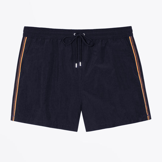 - 'Artist Stripe' Swim Shorts - Navy