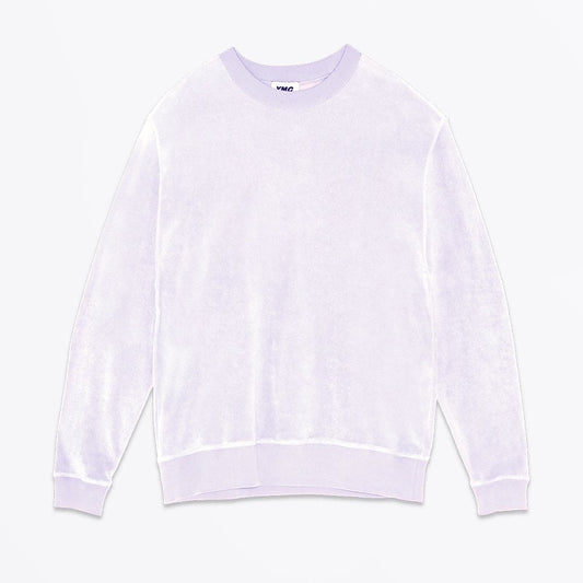 - Organic Cotton Terry Sweatshirt - Lilac