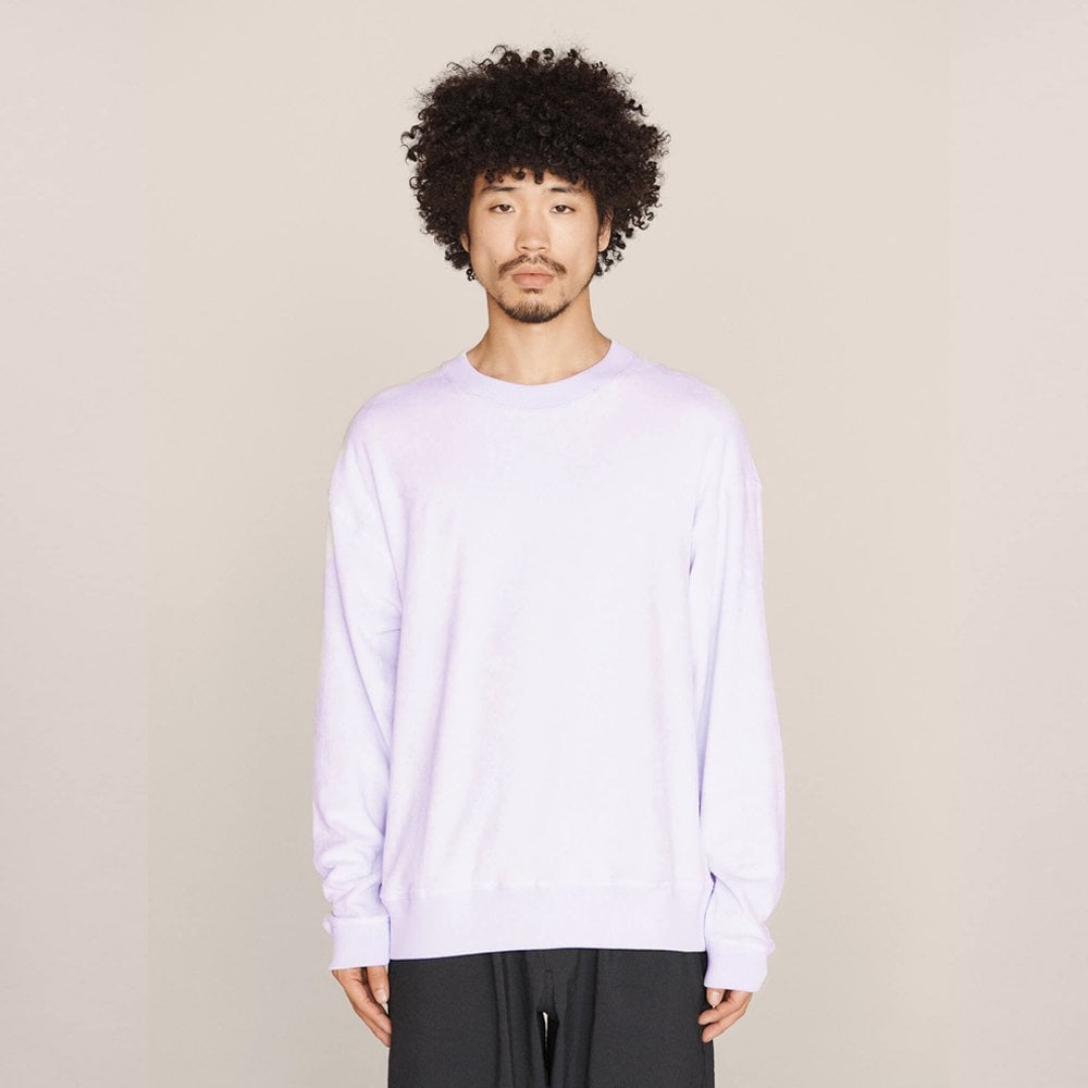 - Organic Cotton Terry Sweatshirt - Lilac