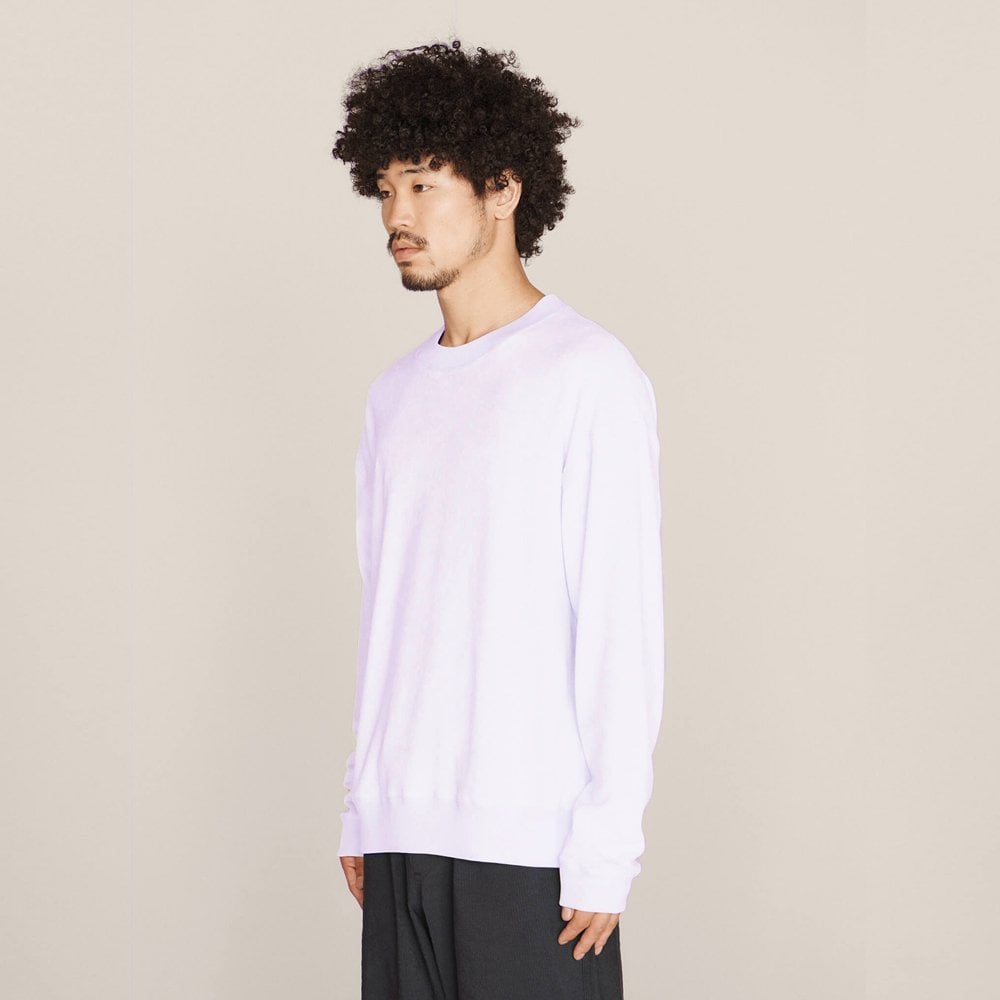 - Organic Cotton Terry Sweatshirt - Lilac