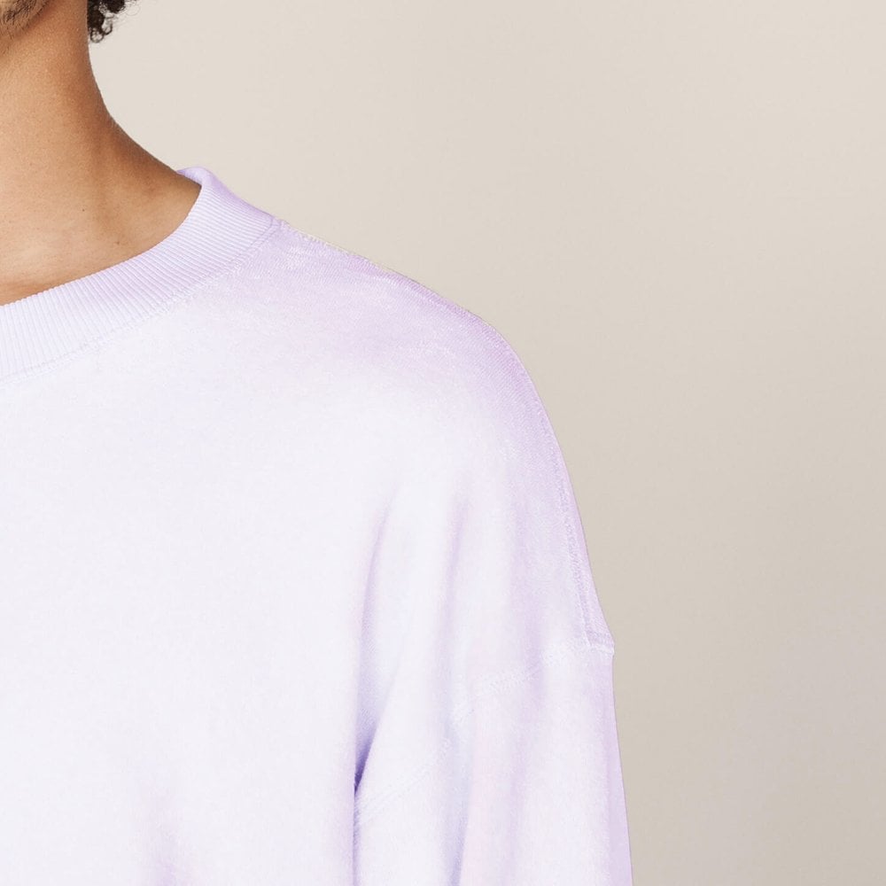 - Organic Cotton Terry Sweatshirt - Lilac