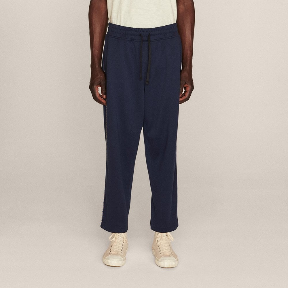 - Cotton Skate Trousers - Navy