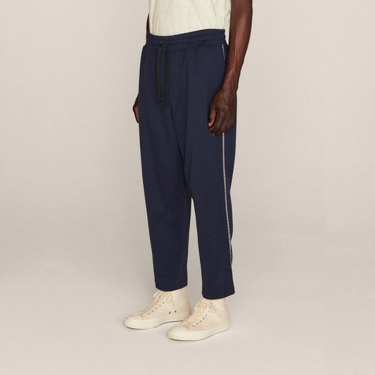 - Cotton Skate Trousers - Navy