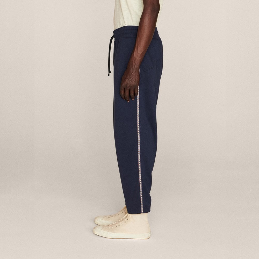 - Cotton Skate Trousers - Navy