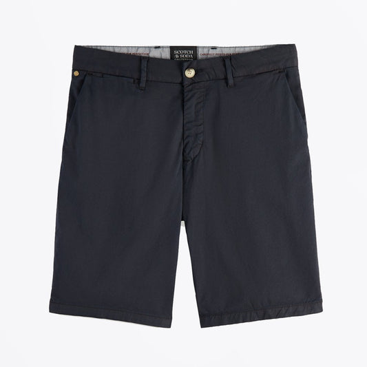 - Stuart - Cotton-Stretch Shorts - Dark Navy