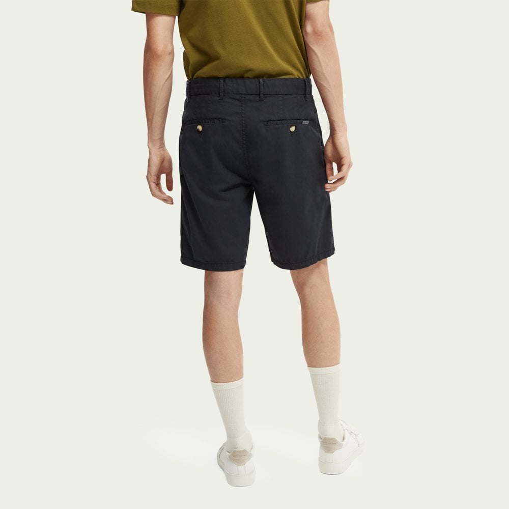 - Stuart - Cotton-Stretch Shorts - Dark Navy