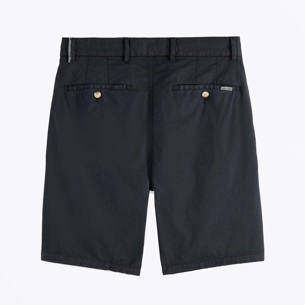 - Stuart - Cotton-Stretch Shorts - Dark Navy