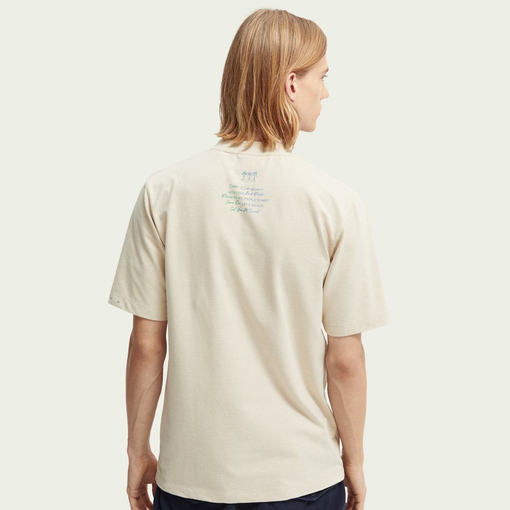 Scotch - Jersey Chest Pocket Tee - Beige
