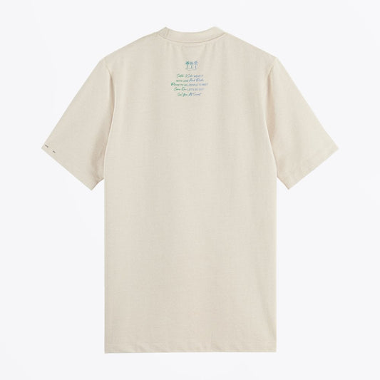 Jersey Chest Pocket Tee - Beige