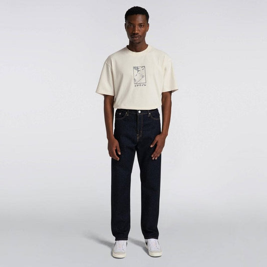 Kaihara Loose Tapered Jeans - Blue Rinsed