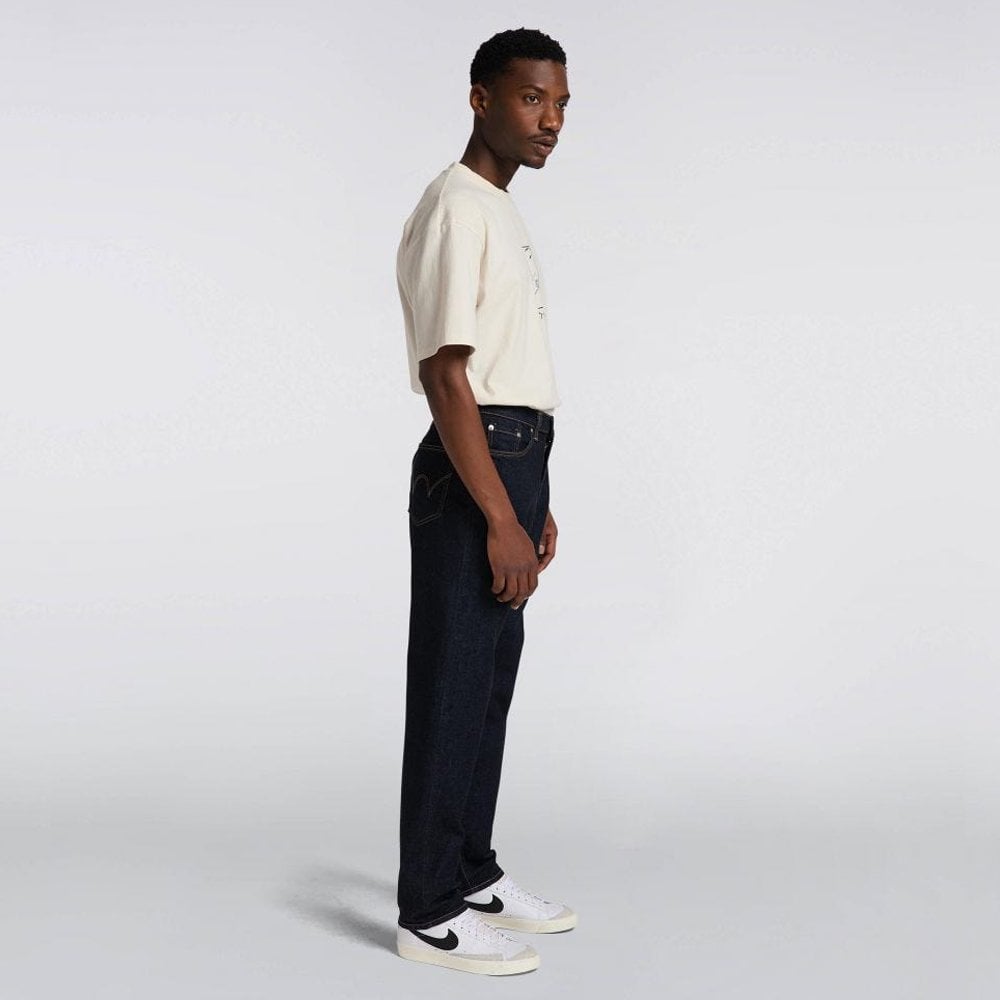 Edwin Kaihara Loose Tapered Jeans - Blue Rinsed