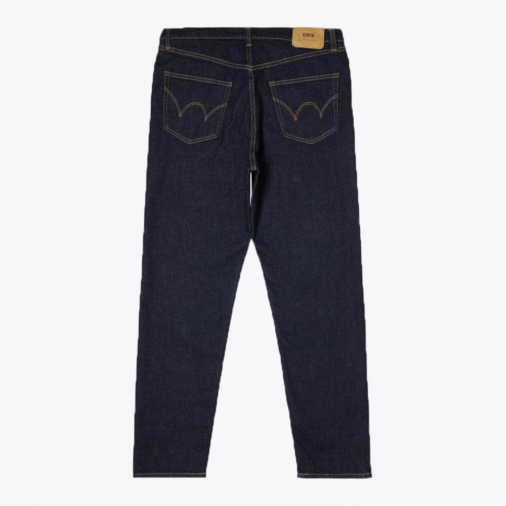 Kaihara Loose Tapered Jeans - Blue Rinsed