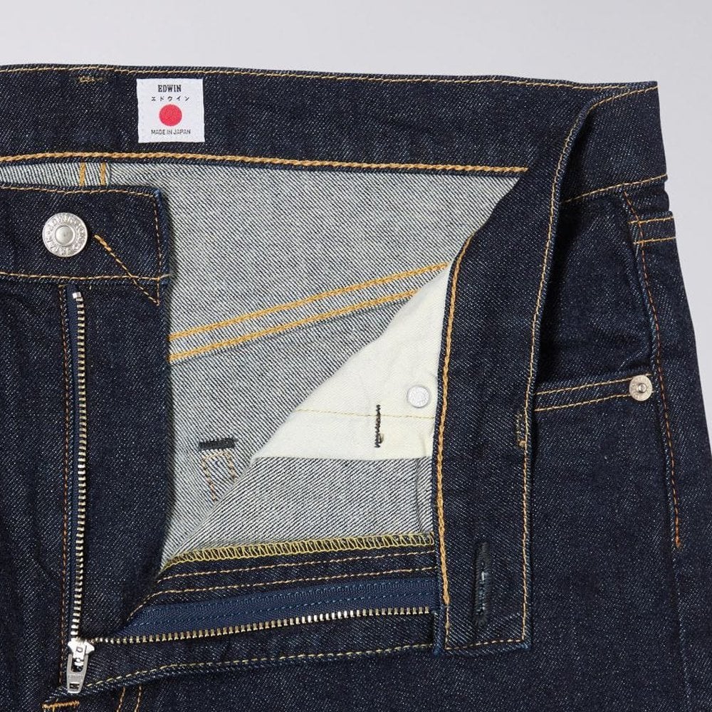 Kaihara Loose Tapered Jeans - Blue Rinsed