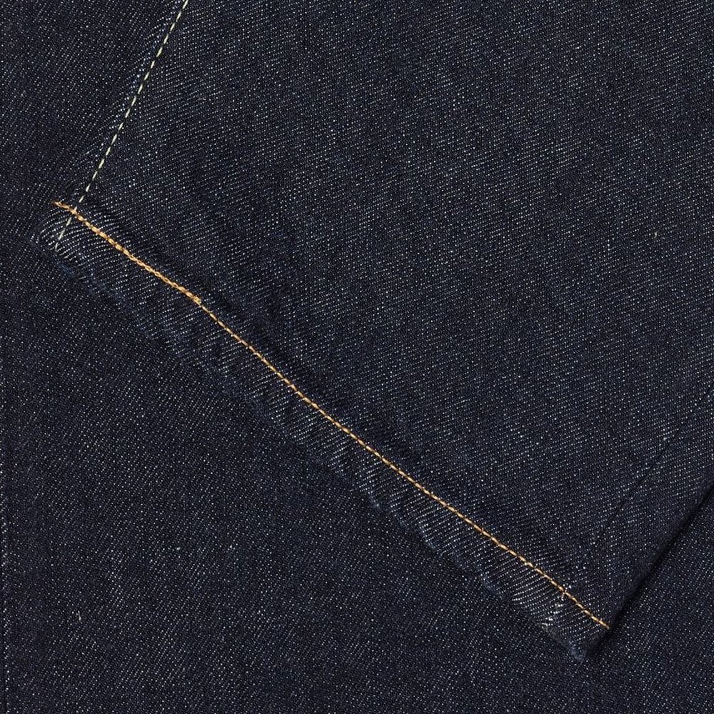 Kaihara Loose Tapered Jeans - Blue Rinsed