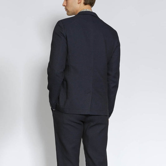 - Finsbury - Cotton Blazer - Navy