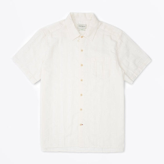 - Riviera - Seersucker Shirt - Off-White