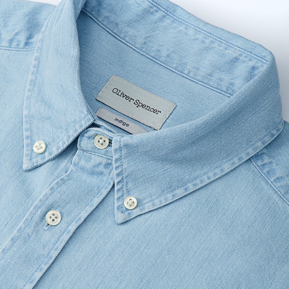 - Brook - Denim Shirt - Light Blue