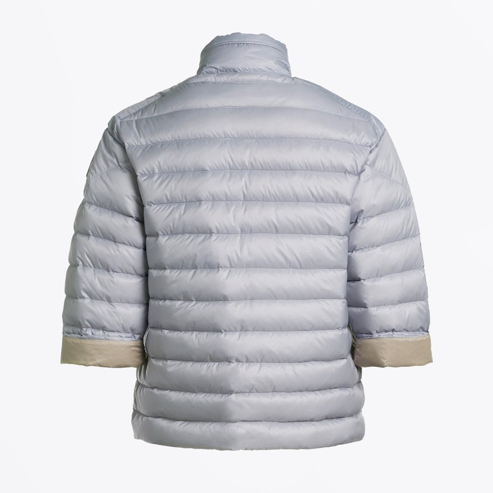 - Mabel - Reversible Puffer Jacket - Silver/Beige