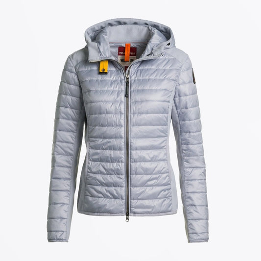 Kym - Light Hooded Hybrid Jacket - Vapour Blue