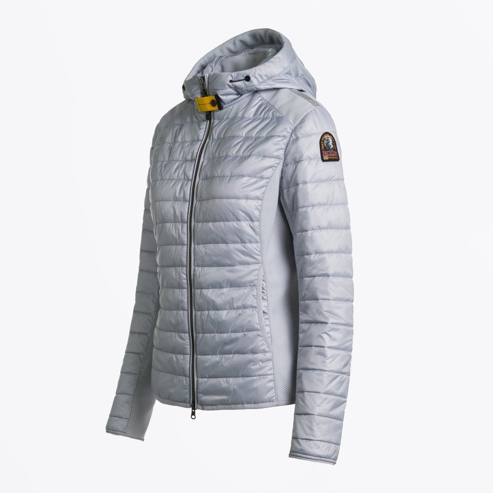 Kym - Light Hooded Hybrid Jacket - Vapour Blue