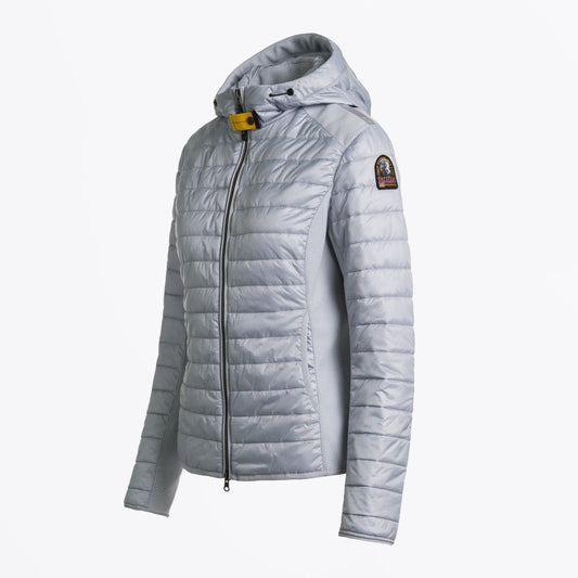 Kym - Light Hooded Hybrid Jacket - Vapour Blue