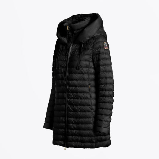 - Tessa - Hooded Puffer Jacket - Black