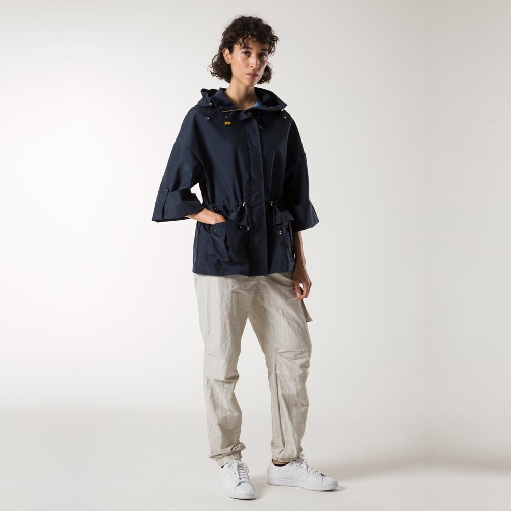 Parajumpers Hailee - Hooded Mid-Length Parka - Navy