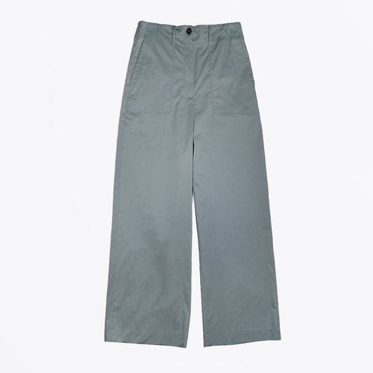 - Wide Leg Trousers - Aqua