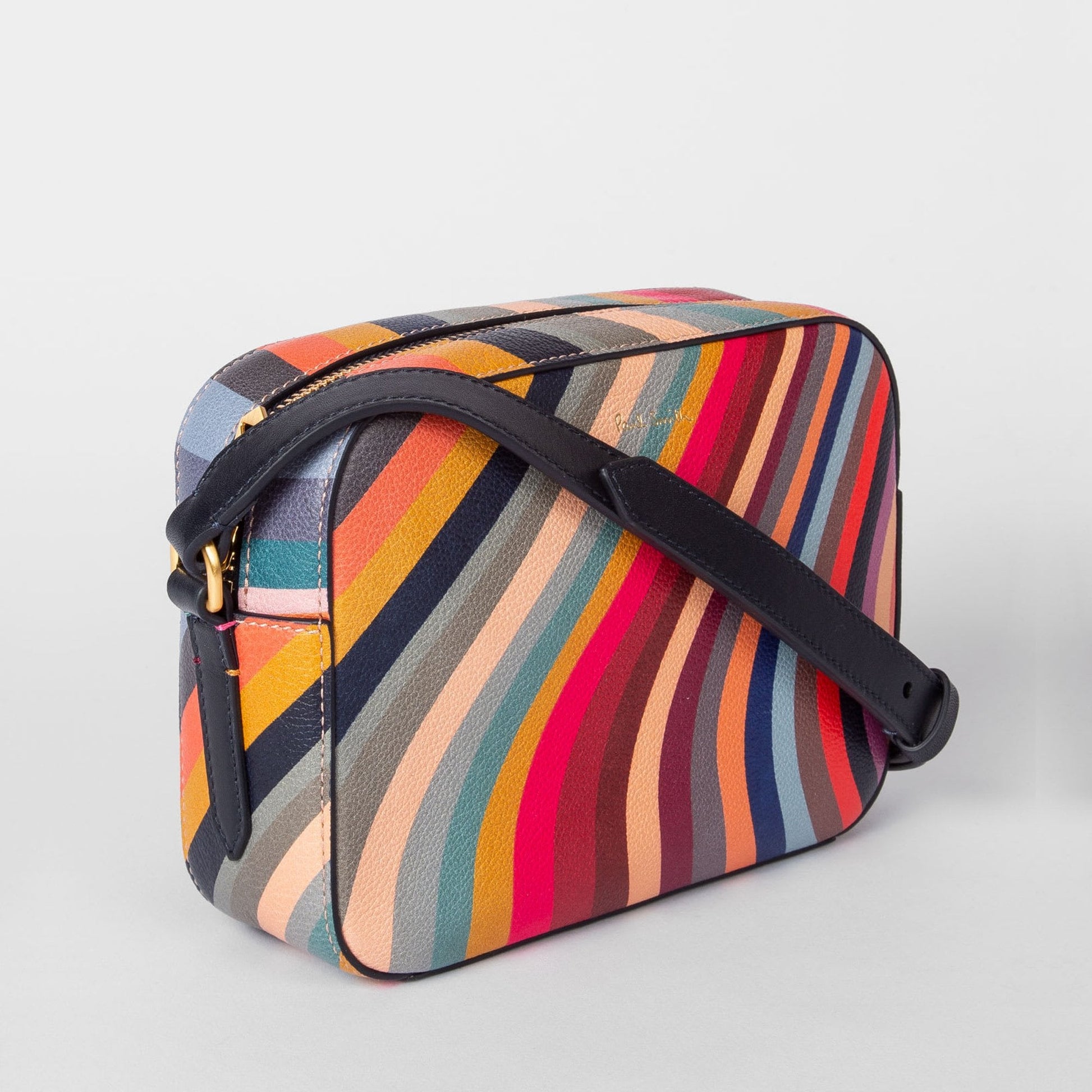 Paul Leather Swirl Cross-Body Bag - Multi