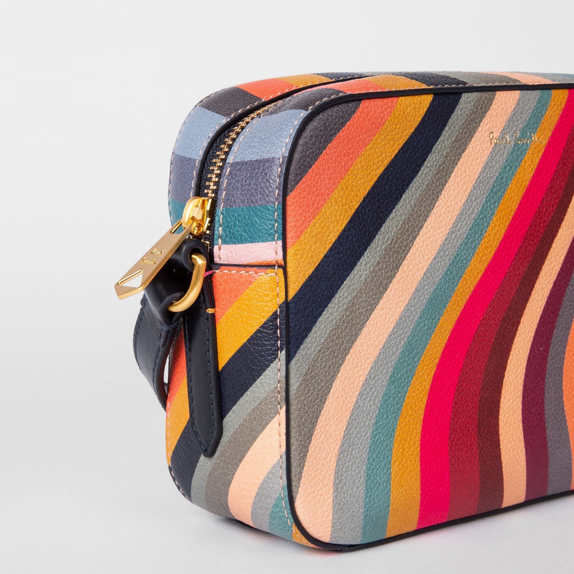 Paul Leather Swirl Cross-Body Bag - Multi