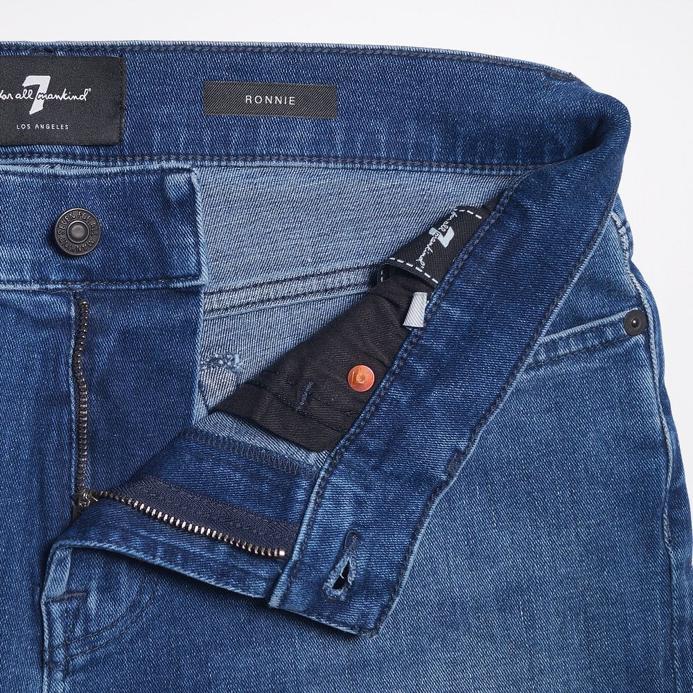 - Ronnie Stretch Jeans - Mid Blue