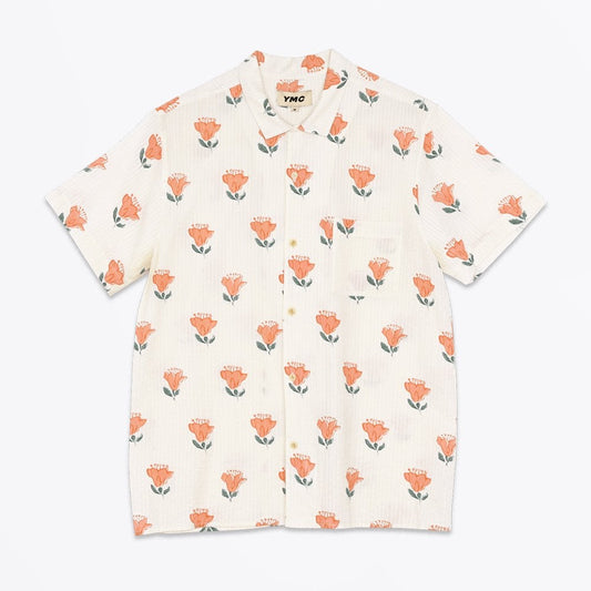 Floral Seersucker Shirt - Off-White
