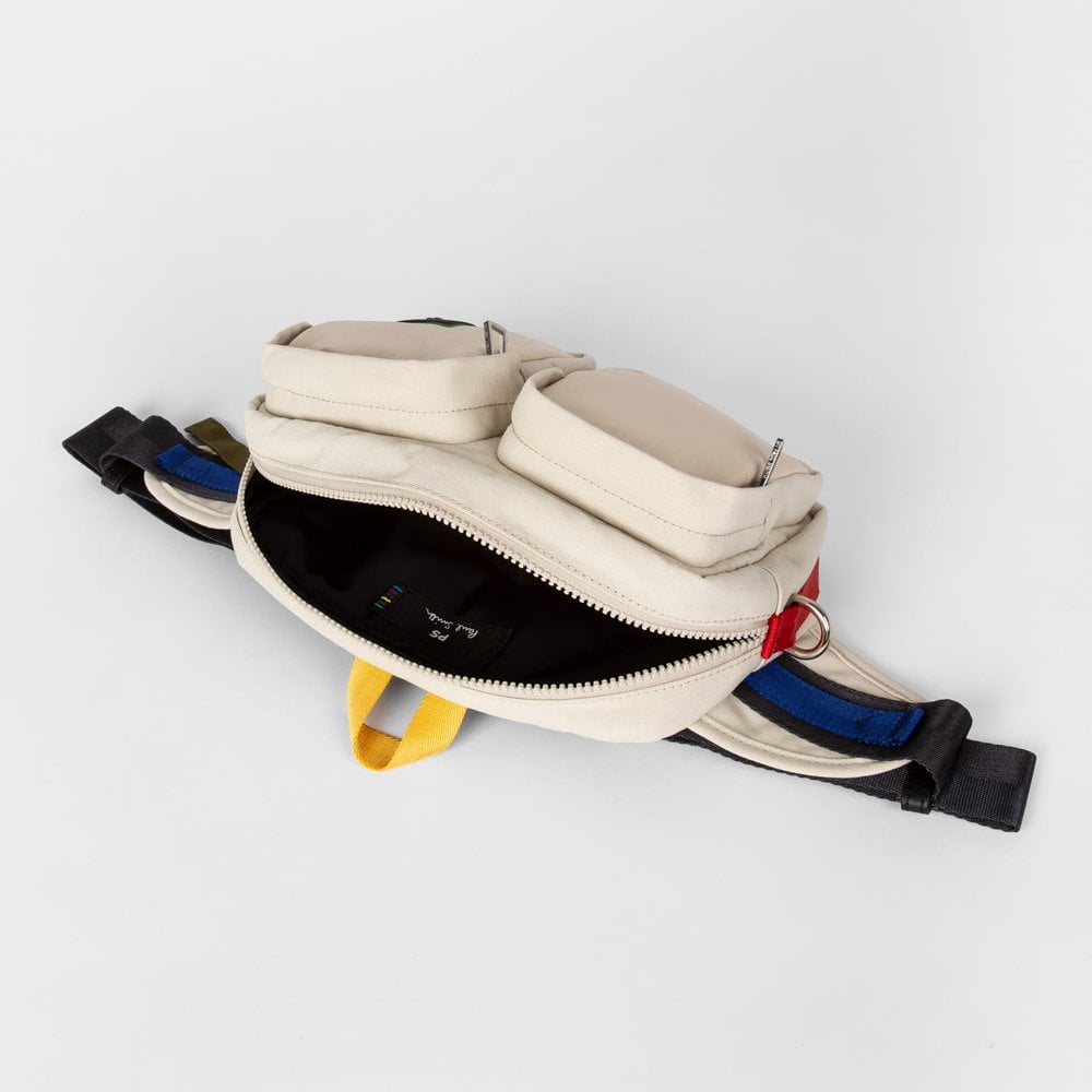 - Recycled-Polyester Bum Bag - Off-White