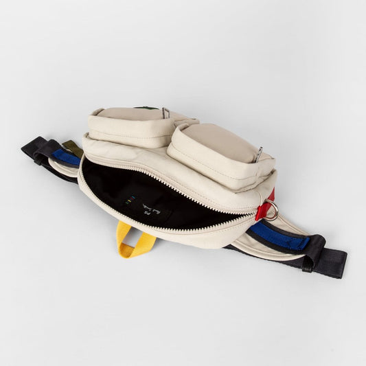 - Recycled-Polyester Bum Bag - Off-White