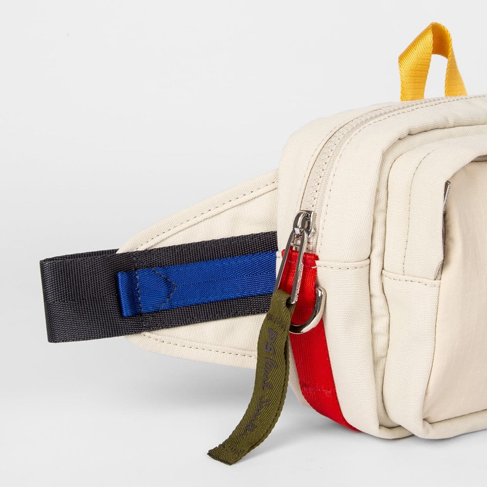 - Recycled-Polyester Bum Bag - Off-White