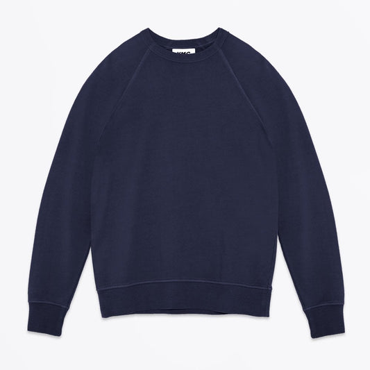 - Cotton Loopback Sweatshirt - Navy