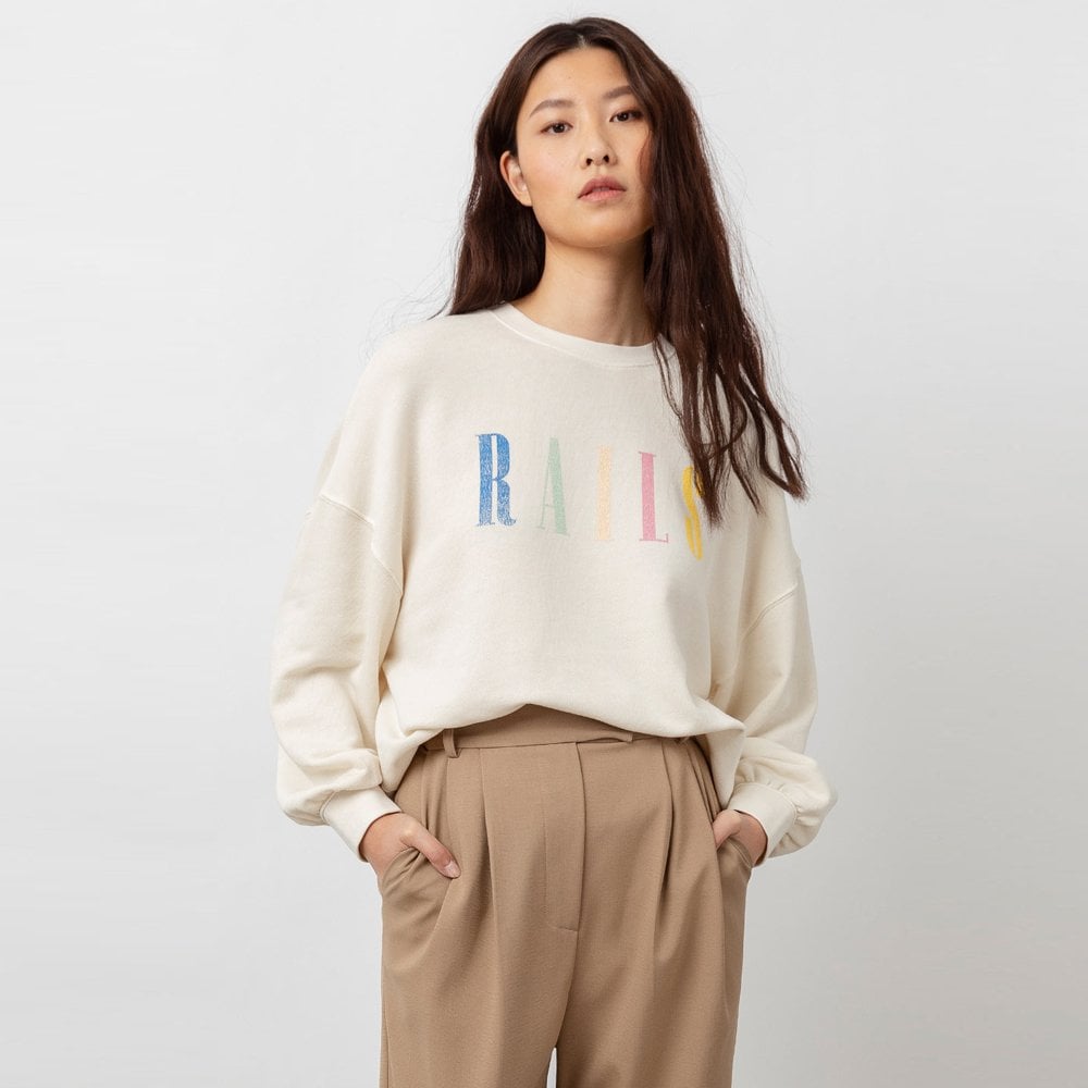 - Rails Signature Sweatshirt - Ivory