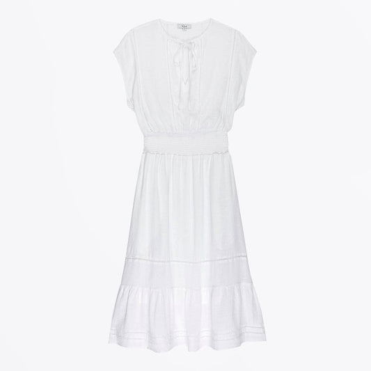 - Ashlyn Lace Detail Dress - White