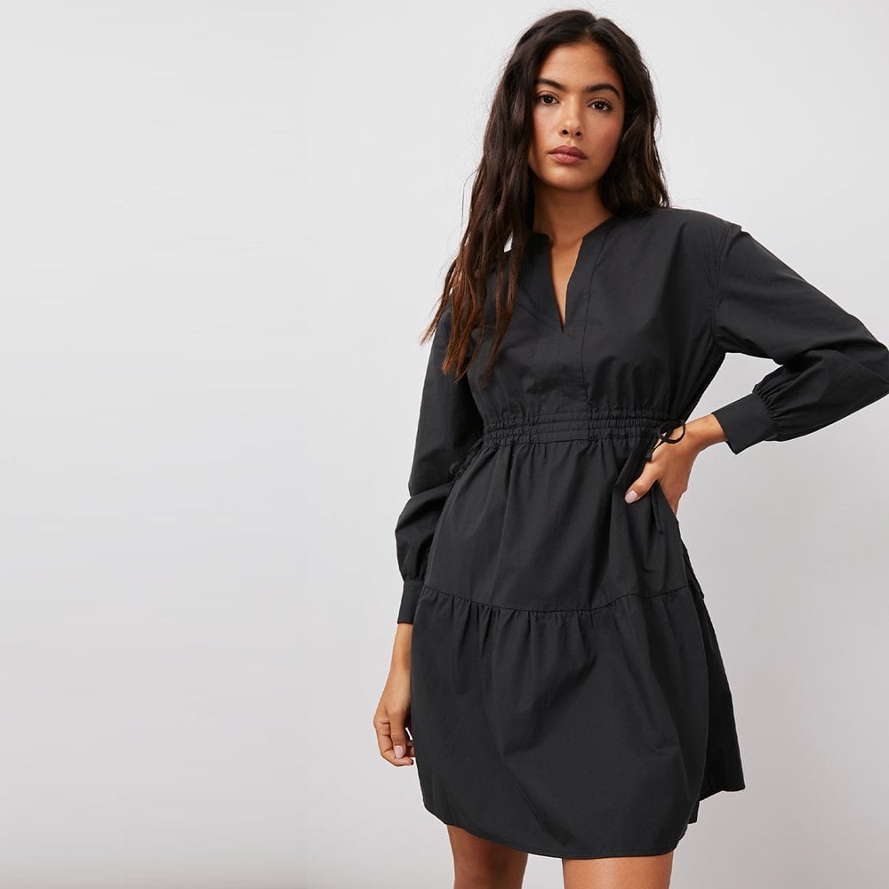 Rails Ivy Cotton Mini Dress - Black