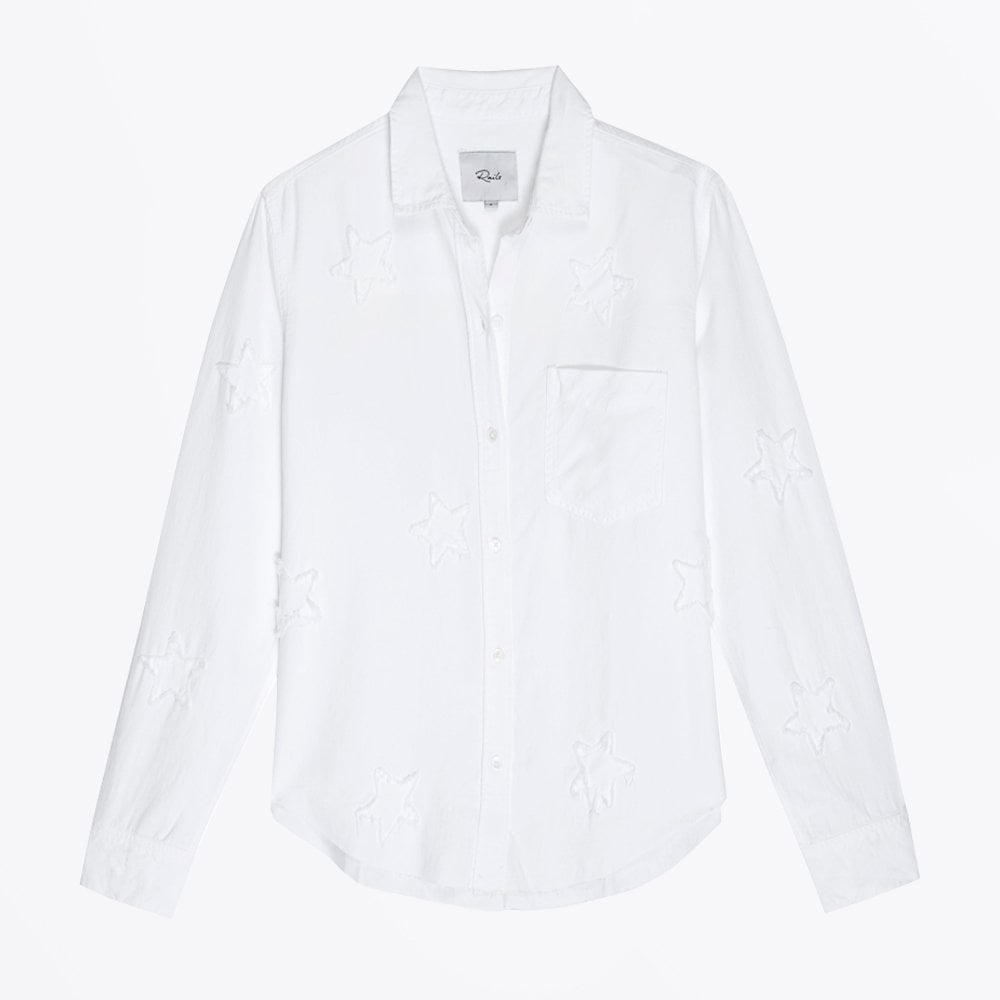 Rails Ingrid Star Shirt - White