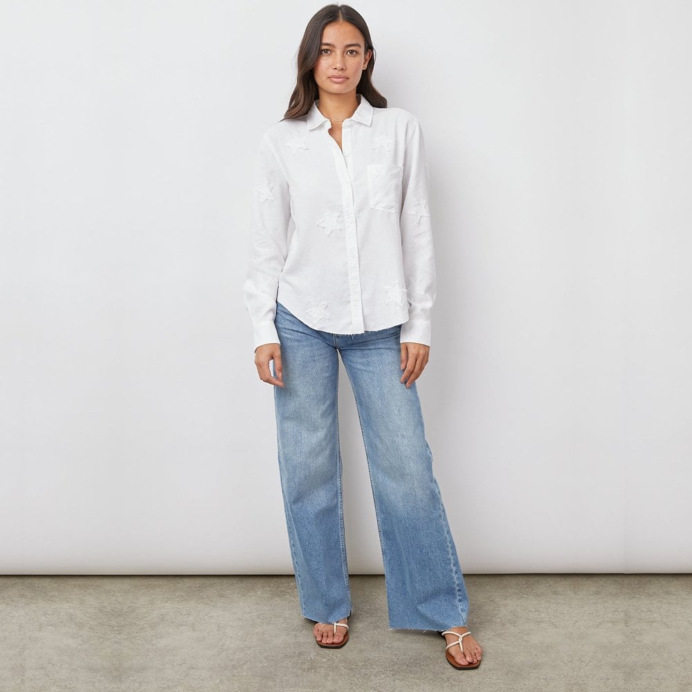 Rails Ingrid Star Shirt - White
