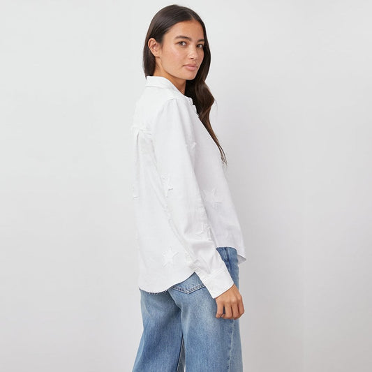 Ingrid Star Shirt - White