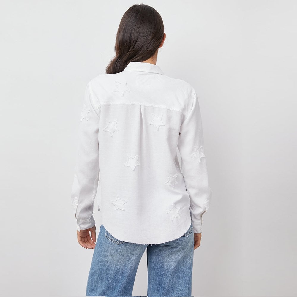 Ingrid Star Shirt - White