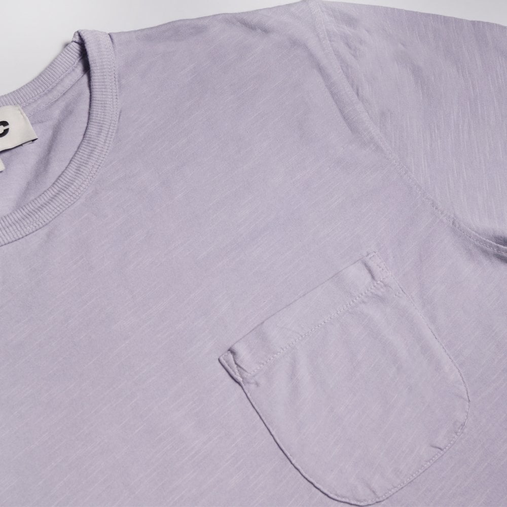 - Cotton Pocket T-Shirt - Lilac