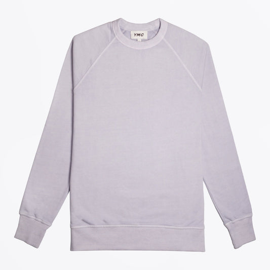 - Cotton Loopback Sweatshirt - Lilac
