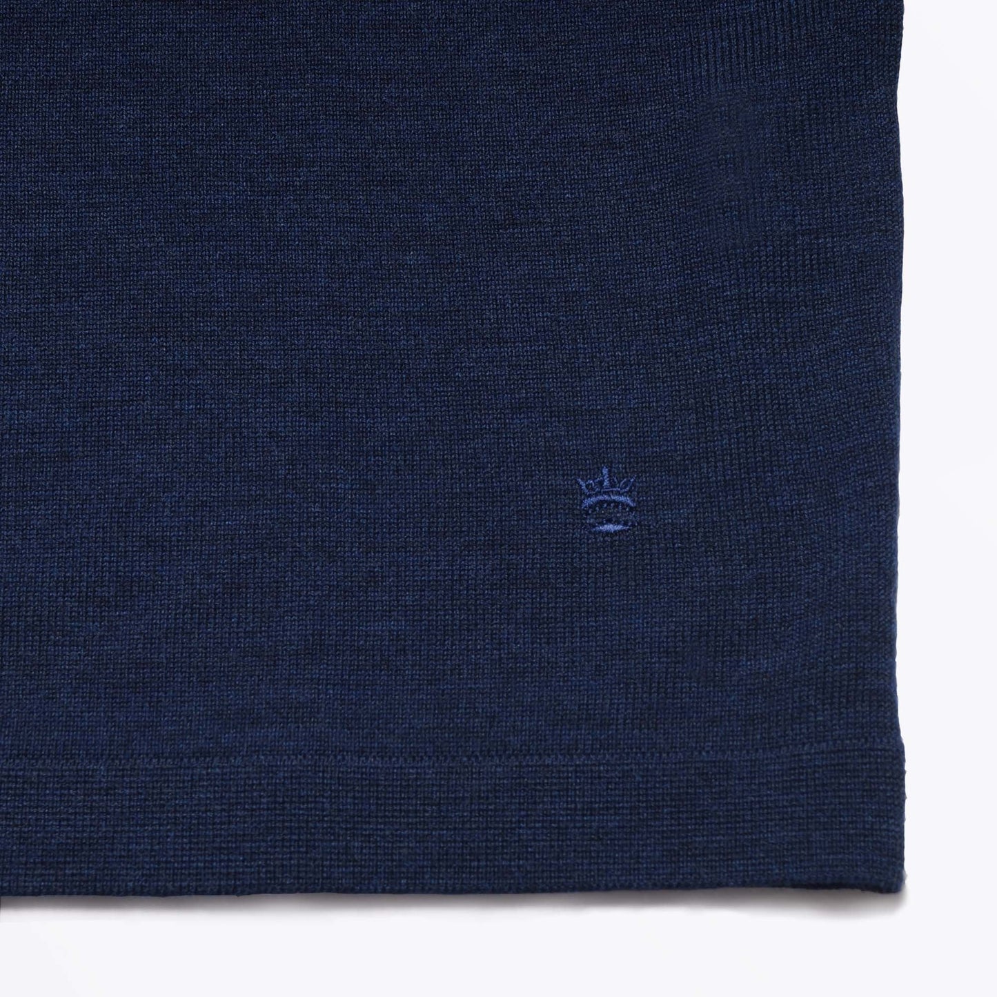 Merino Crew Neck T-Shirt - Navy