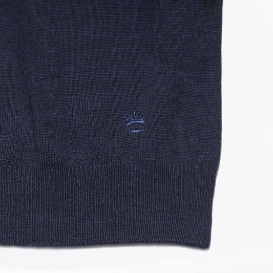 Merino Polo Shirt - Navy